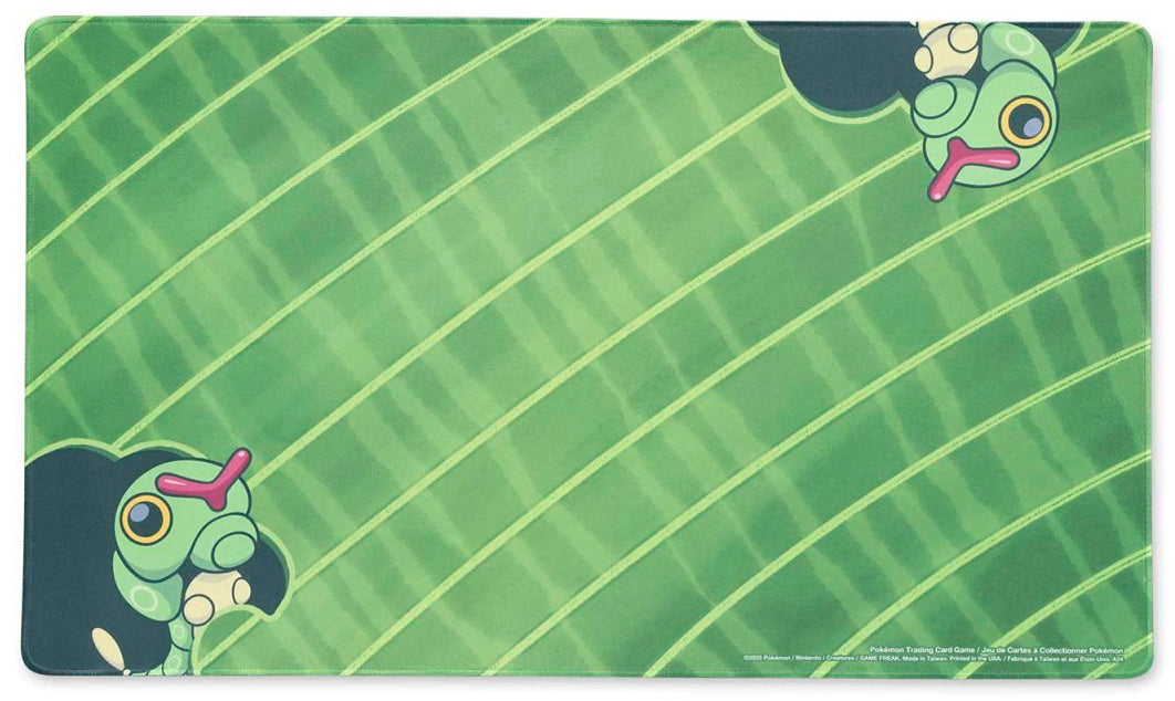 April 2025 Pokémon Center accessories — Caterpie Munch Time Playmat English Pokémon TCG product