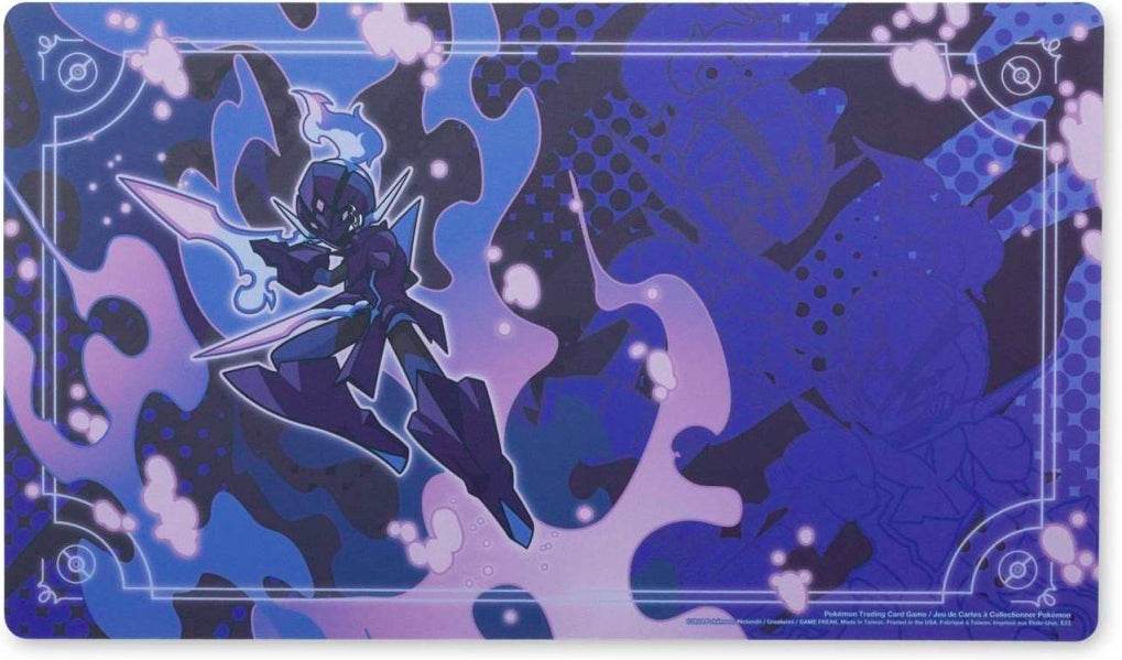 April 2024 Pokémon Center accessories — Ceruledge Burning Spirit Playmat — Pokémon TCG [EN] — FrostPeak Collectibles