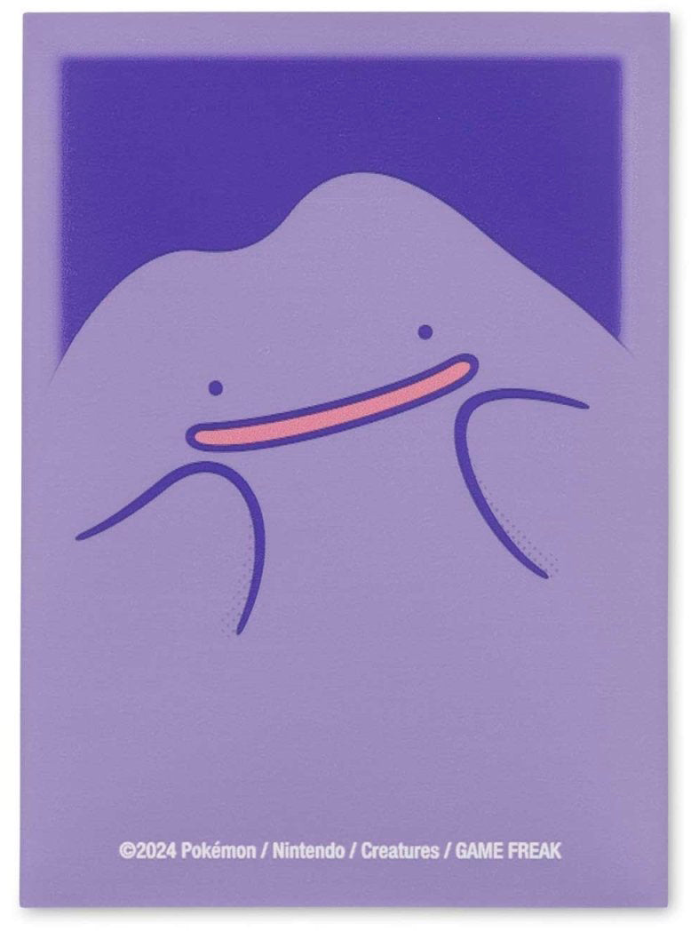 October 2024 Pokémon Center accessories — Ditto Quartet Sleeves — Pokémon TCG [EN] — FrostPeak Collectibles