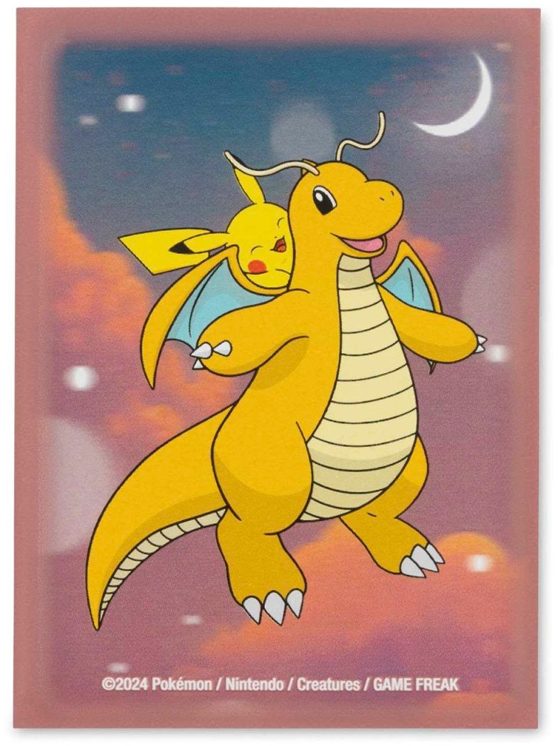 October 2024 Pokémon Center accessories — Dreamy Dragonite Sleeves English Pokémon TCG product