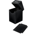 EVORETRO Plastic Deck Box – Holds 100 Cards – Black – exact product image