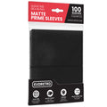 EVORETRO Matte Standard Card Sleeves – Black – Pack of 100 – exact product image