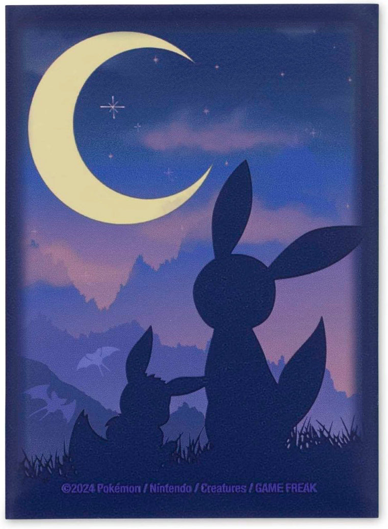 July 2024 Pokémon Center accessories — Eevee & Umbreon TwilightSleeves English Pokémon TCG product