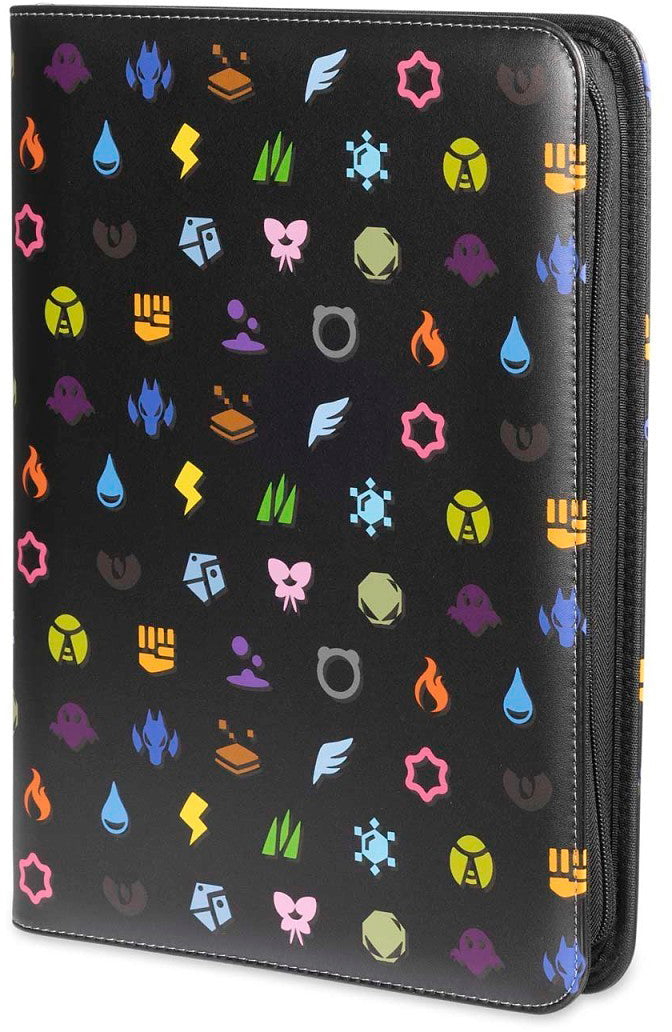 April 2025 Pokémon Center accessories — Elemental Types Zip Binder — Pokémon TCG [EN] — FrostPeak Collectibles