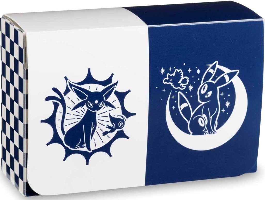 April 2023 Pokémon Center accessories — Espeon & Umbreon TimelessFriends Double Deck Box English Pokémon TCG product