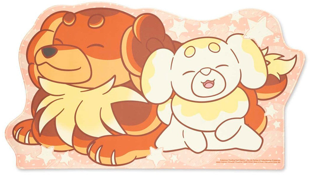 April 2025 Pokémon Center accessories — Fidough & Dachsbun Die-Cut Playmat — Pokémon TCG [EN] — FrostPeak Collectibles