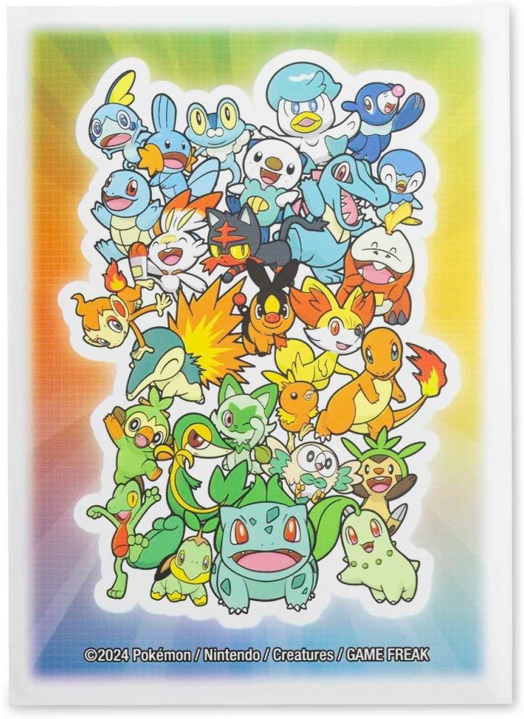 January 2024 Pokémon Center accessories — First Partner Power Sleeves English Pokémon TCG product