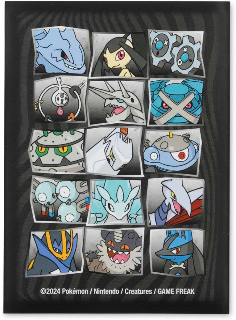 July 2024 Pokémon Center accessories — Flowing Steel Sleeves English Pokémon TCG product