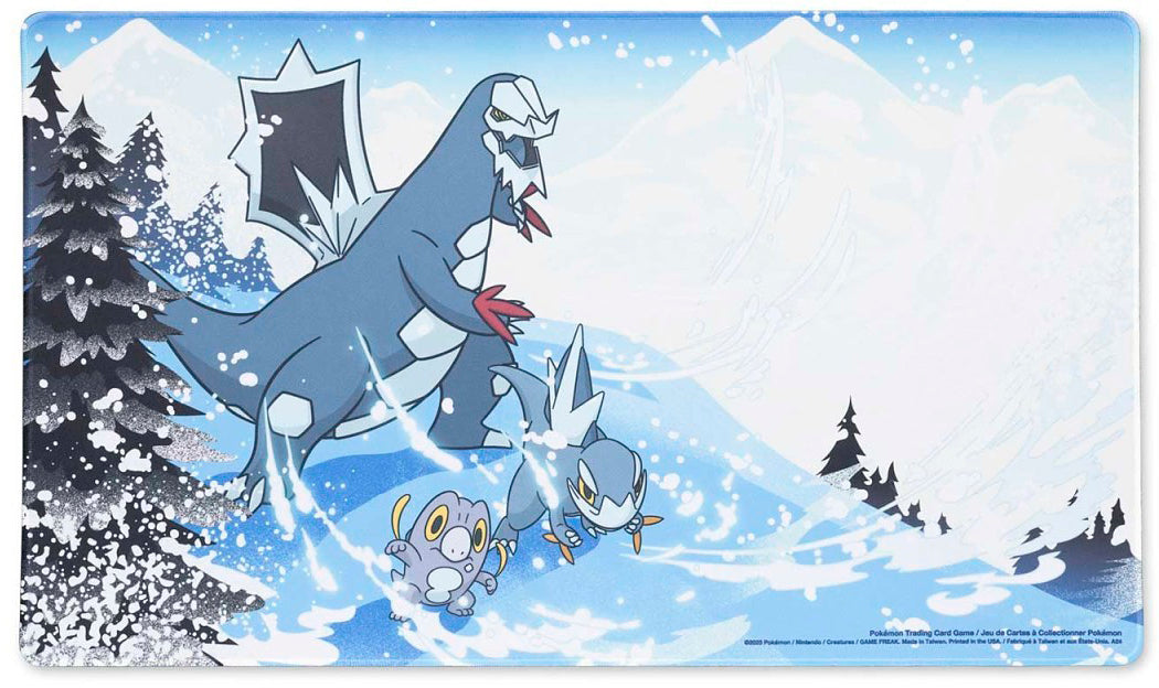 January 2025 Pokémon Center accessories — Frozen Fierceness Playmat English Pokémon TCG product