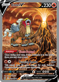 Entei V GG36/GG70 Crown Zenith Galarian Gallery English Pokémon card