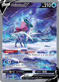 Suicune V GG38/GG70 Crown Zenith Galarian Gallery English Pokémon card