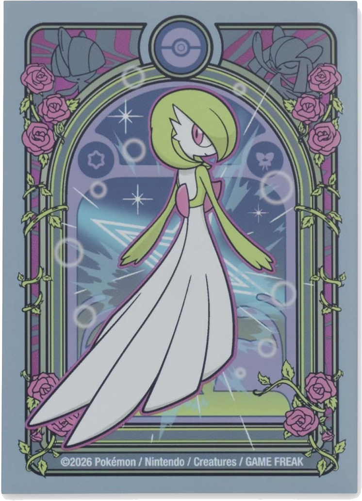 Pokémon Center May 2026 accessories — Gardevoir Card Sleeves English Pokémon TCG product
