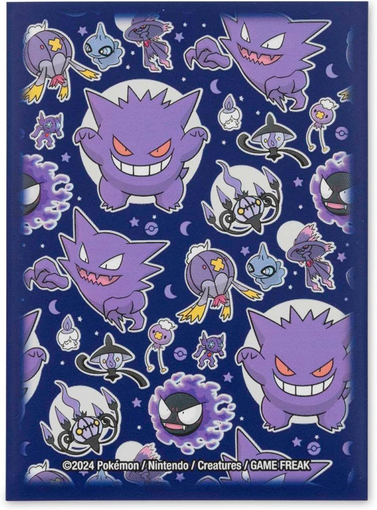 July 2024 Pokémon Center accessories — Ghostly Gathering Sleeves English Pokémon TCG product