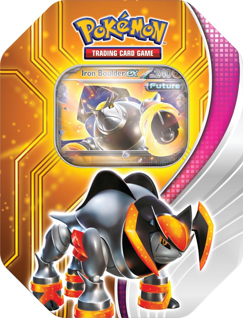 Paradox Destinies Tins — Small Iron Boulder Tin English Pokémon TCG product
