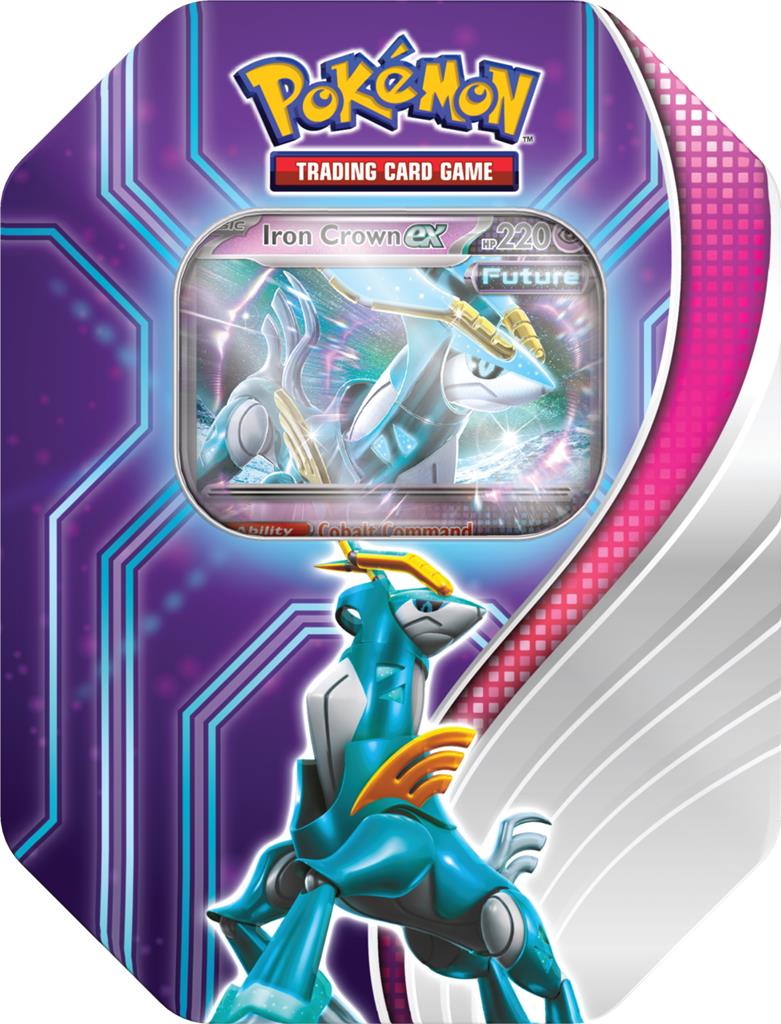 Paradox Destinies Tins — Small Iron Crown Tin English Pokémon TCG product