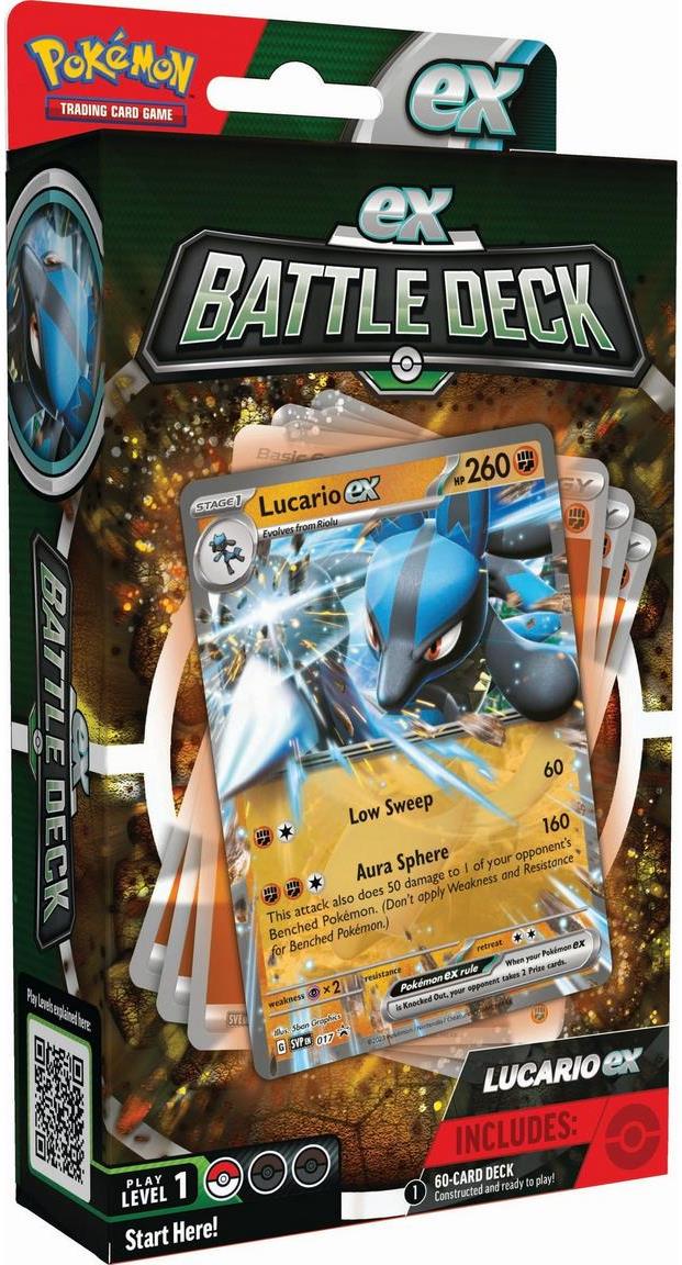 Ampharos & Lucario ex Battle Decks — Lucario ex Battle Deck English Pokémon TCG product