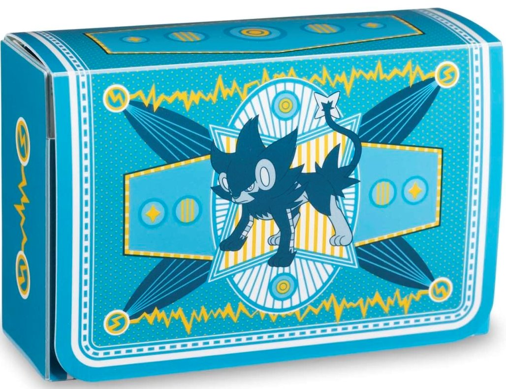 August 2023 Pokémon Center accessories — Luxray Limitless LightningDouble Deck Box English Pokémon TCG product