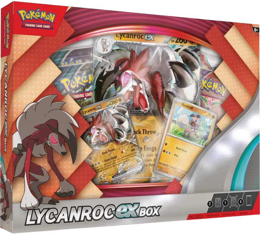 Lycanroc ex Box English Pokémon TCG product