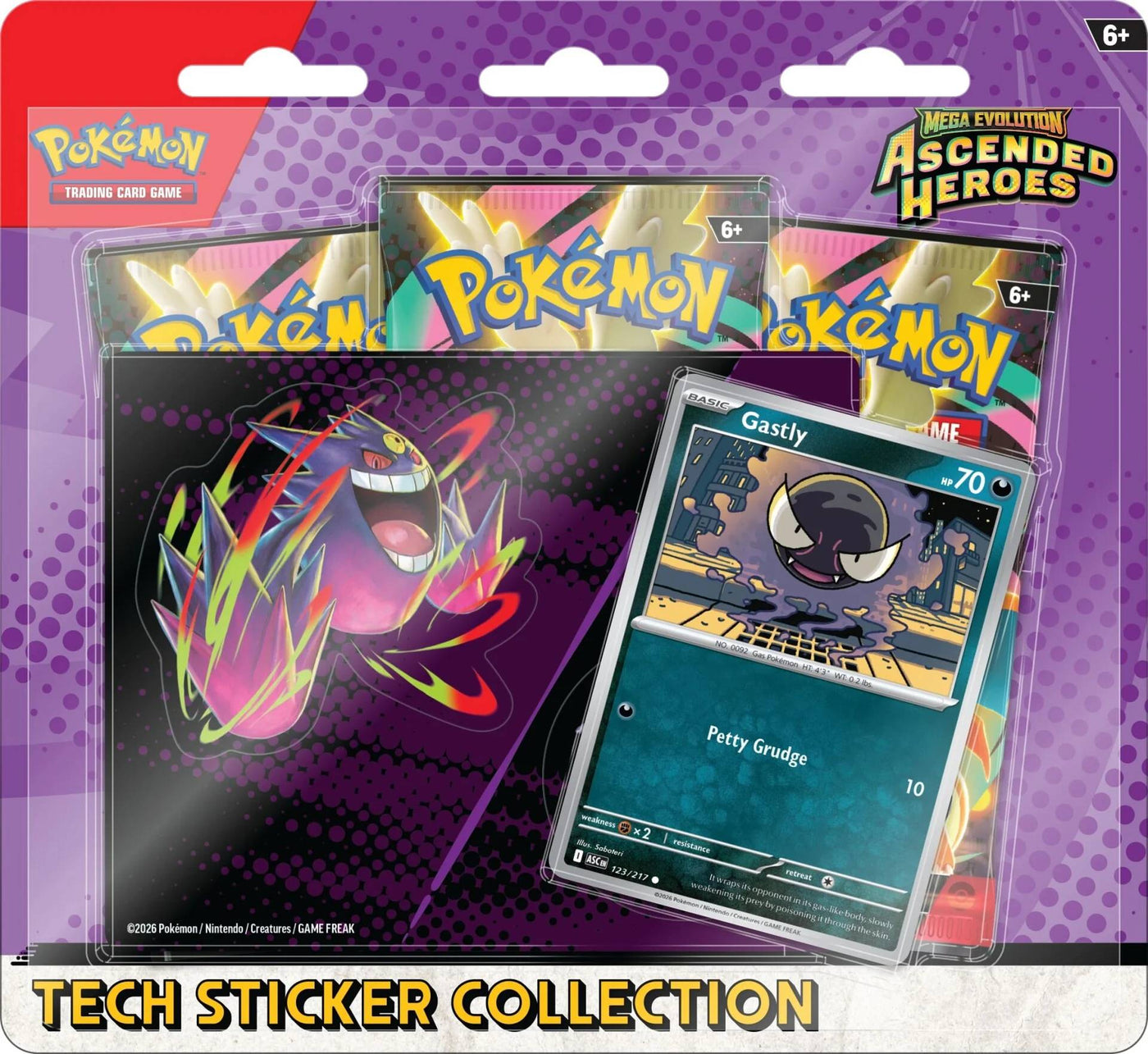 Ascended Heroes Tech Sticker Collections — Mega Gengar collection English Pokémon TCG product