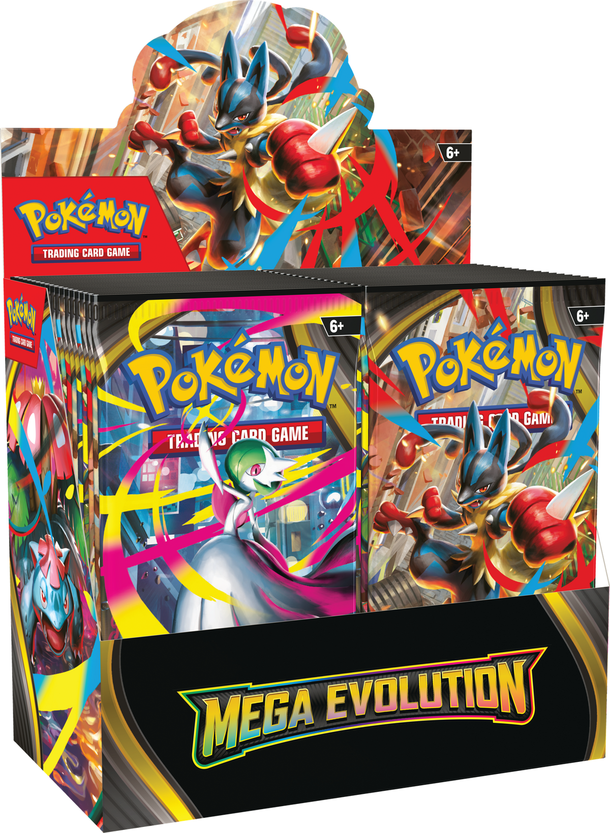 Mega Evolution Booster Display Boxes — Display Box (36 packs) — Pokémon TCG [EN] — FrostPeak Collectibles