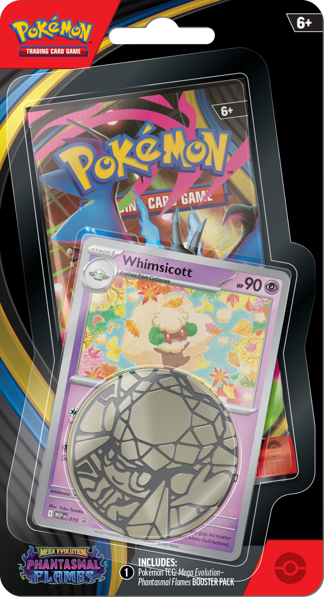 Phantasmal Flames Blisters — Whimsicott Blister English Pokémon TCG product