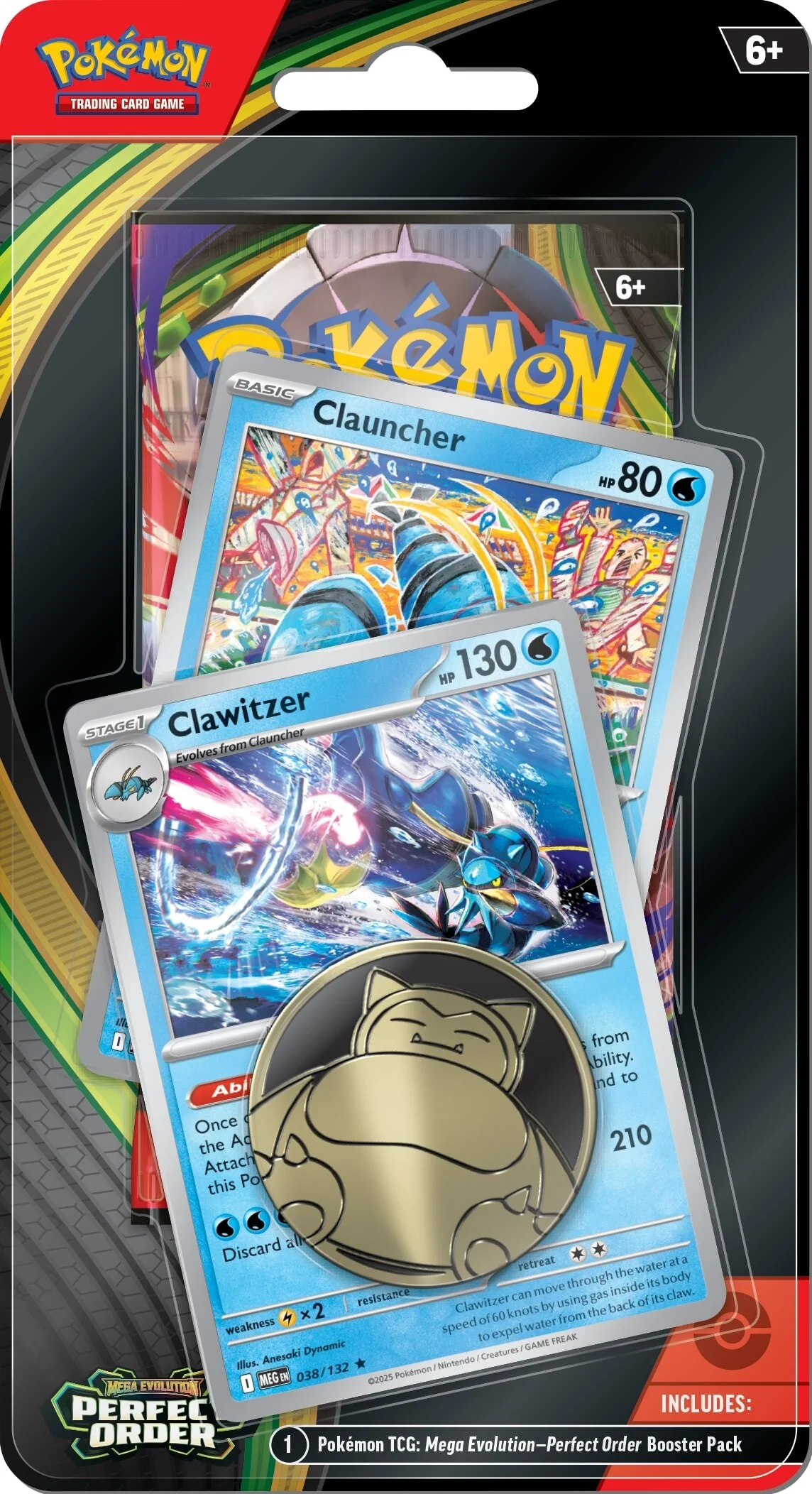 Perfect Order Blisters — Clawitzer Blister English Pokémon TCG product