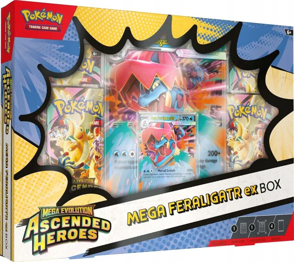 Mega Feraligatr ex Box English Pokémon TCG product