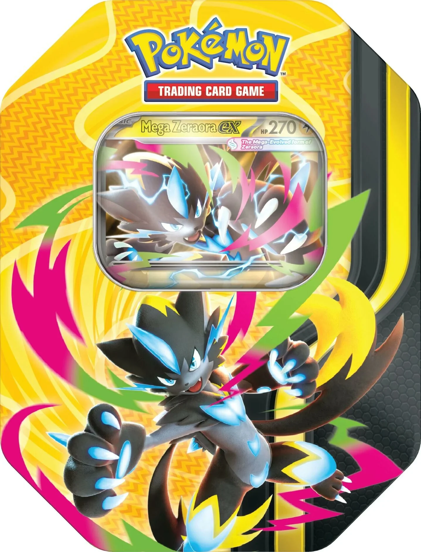 Mega Forces Tins — Mega Zeraora ex Tin English Pokémon TCG product