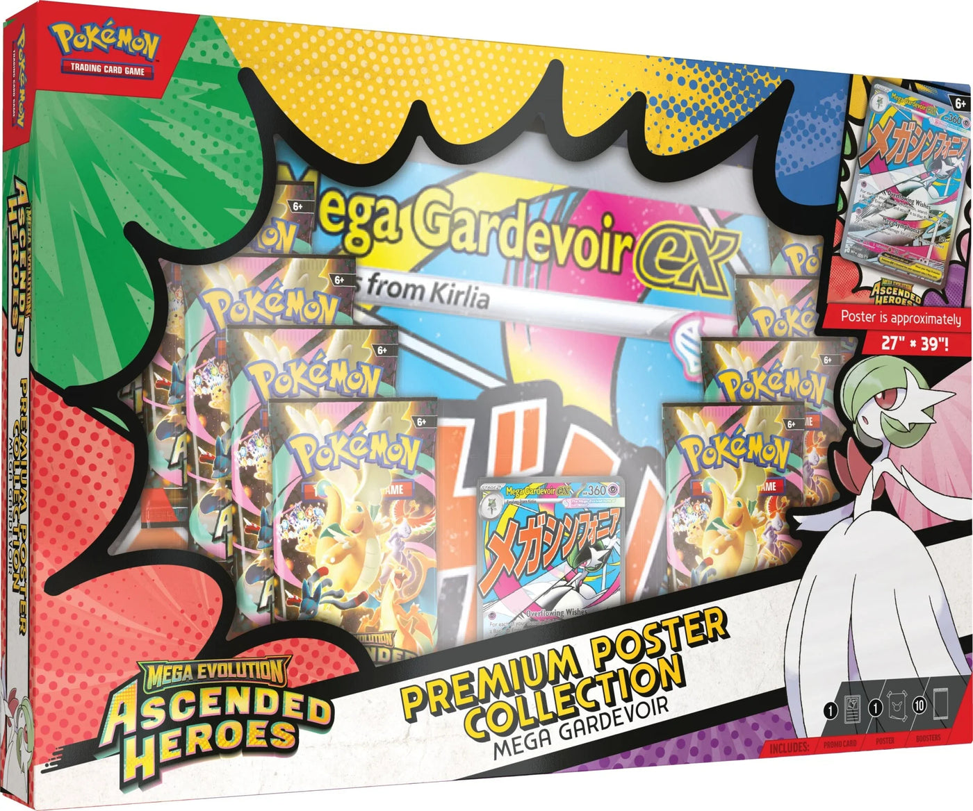 Ascended Heroes Premium Poster Collection — Mega Gardevoir Premium Poster Collection English Pokémon TCG product