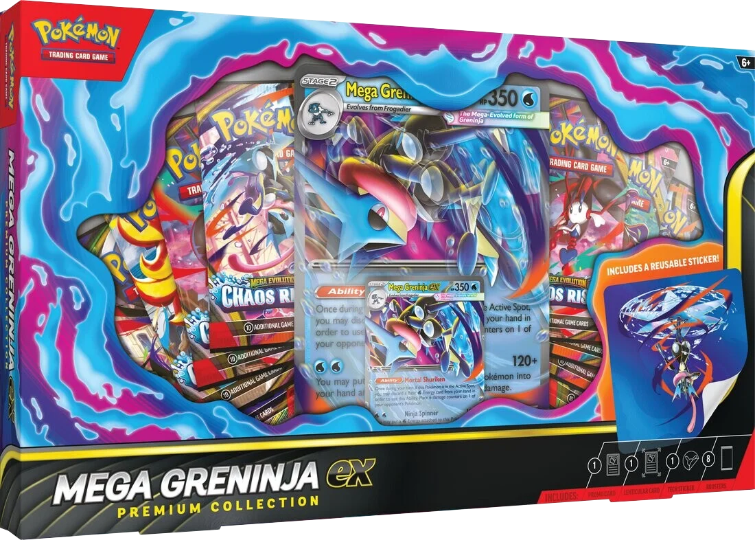Mega Greninja ex Premium Collection English Pokémon TCG product