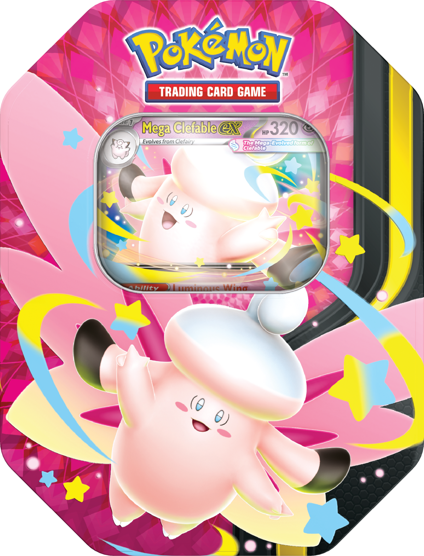 Mega Moonlit Tins — Mega Clefable ex Tin English Pokémon TCG product