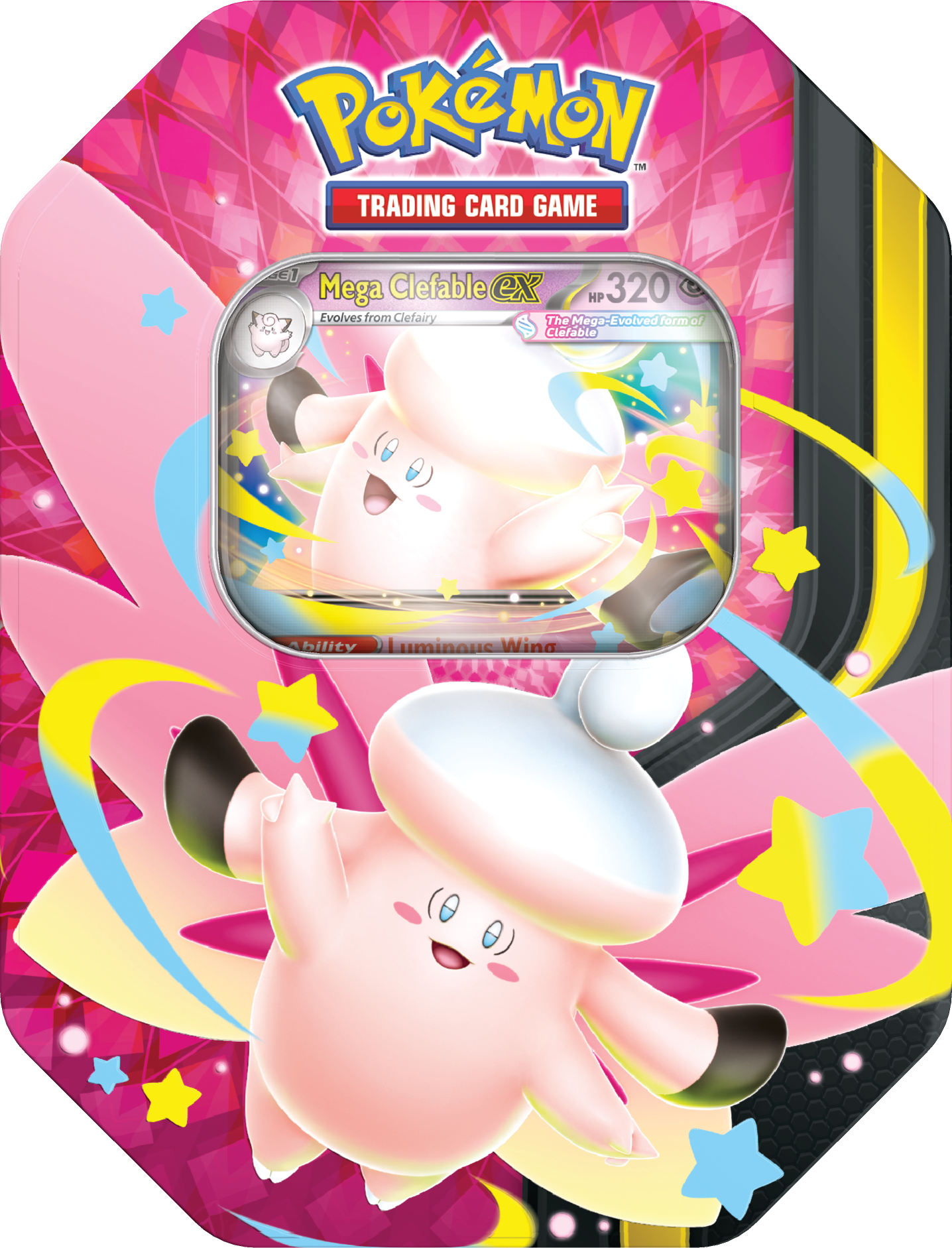 Mega Moonlit Tins — Mega Clefable ex Tin English Pokémon TCG product