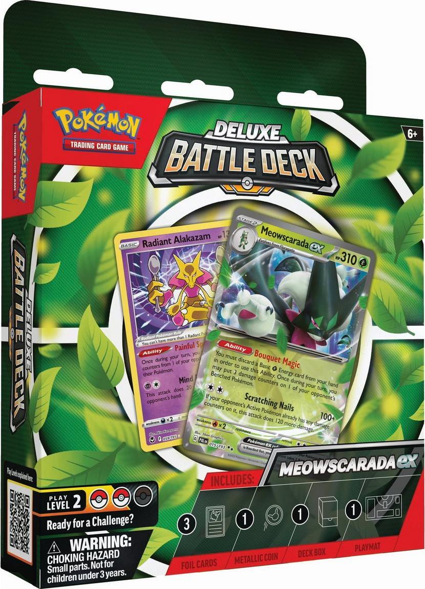 Meowscarada ex & Quaquaval ex Deluxe Battle Decks — Meowscarada ex Deluxe Battle Deck English Pokémon TCG product