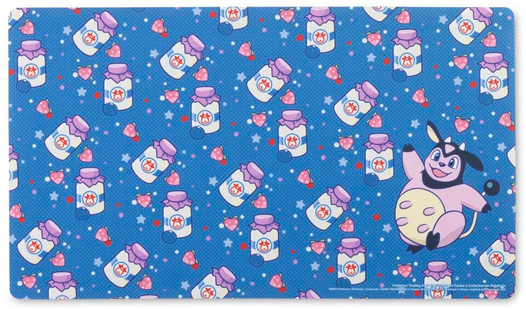 October 2024 Pokémon Center accessories — Moomoo Milk Medley Playmat — Pokémon TCG [EN] — FrostPeak Collectibles