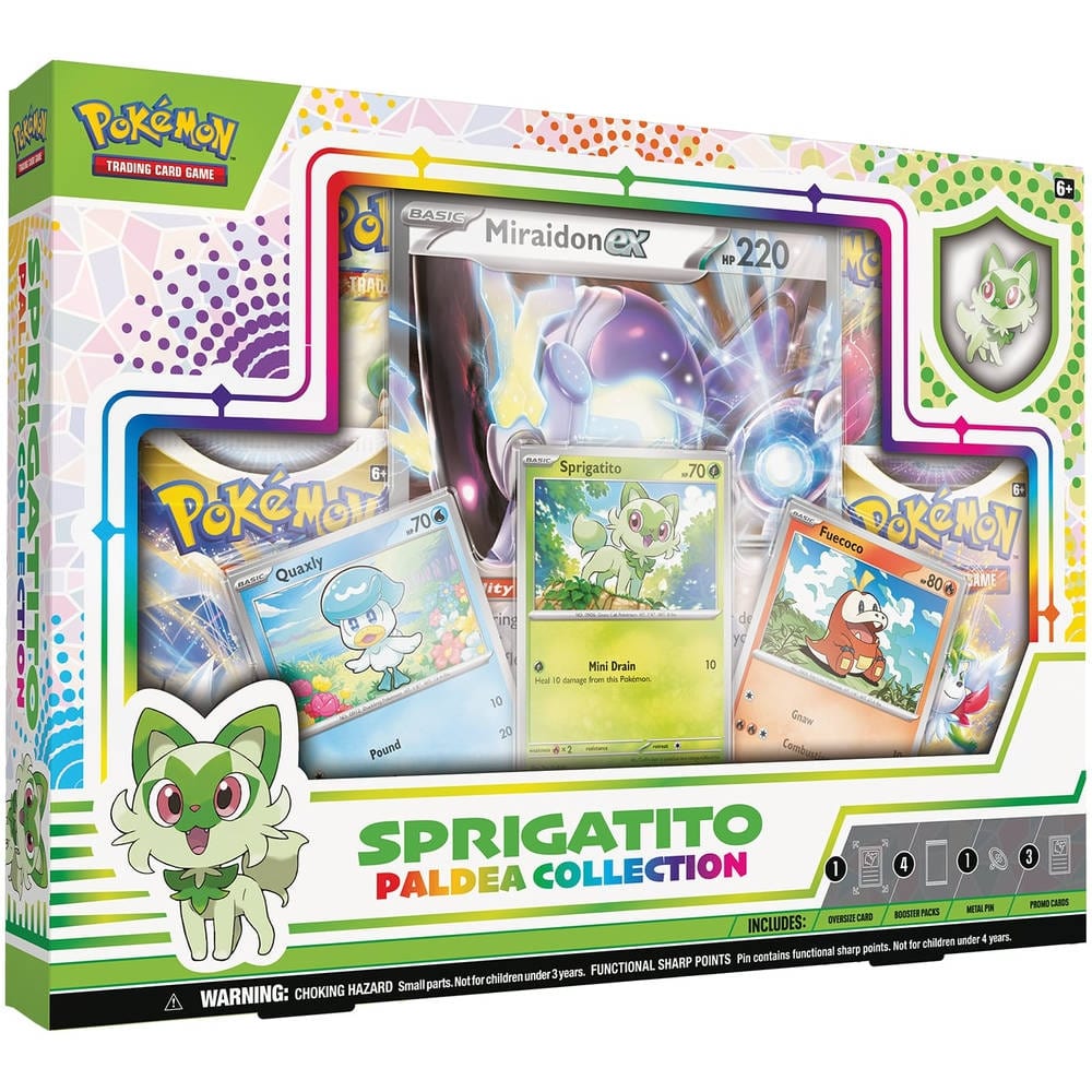 Paldea Collection — Sprigatito collection English Pokémon TCG product