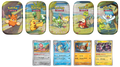Paldea Friends Mini Tin 5-Packcontents English Pokémon TCG product
