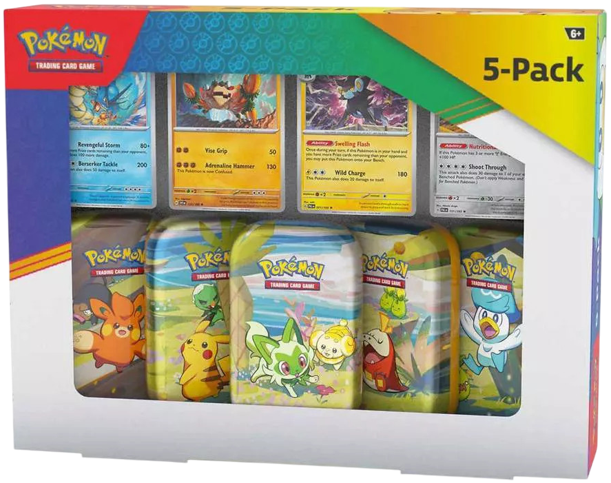 Paldea Friends Mini Tin 5-Pack English Pokémon TCG product
