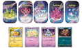 Paldean Fates Mini Tin 5-Packcontents English Pokémon TCG product