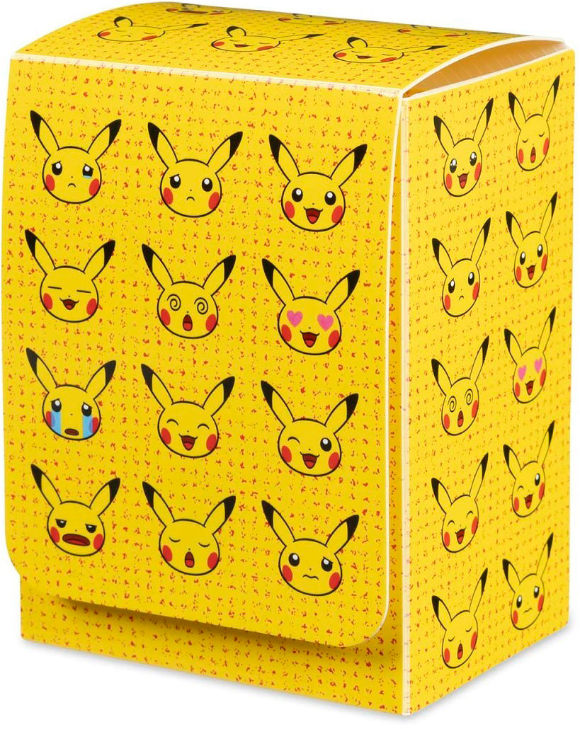 January 2025 Pokémon Center accessories — Pikachu Moods Deck Box English Pokémon TCG product