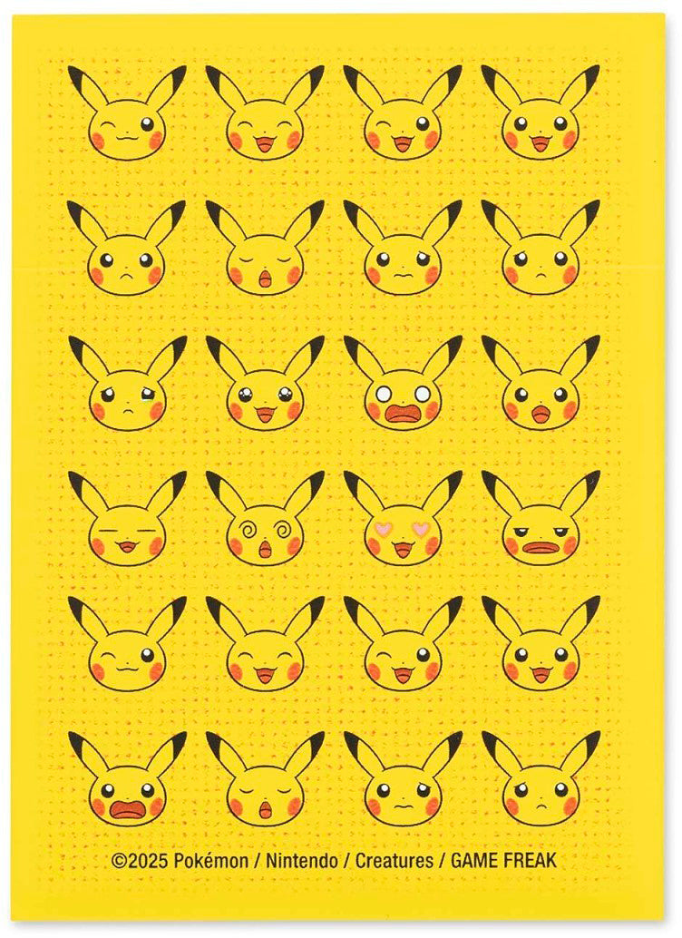 January 2025 Pokémon Center accessories — Pikachu Moods Sleeves English Pokémon TCG product