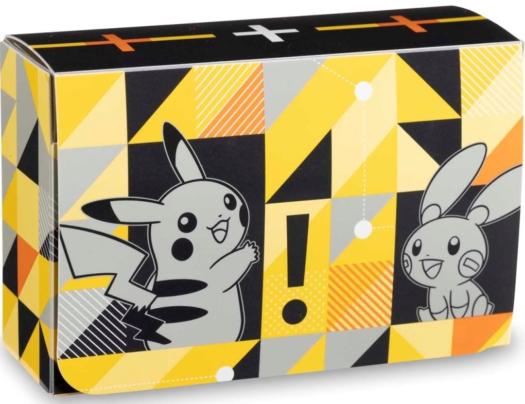 April 2023 Pokémon Center accessories — Pikachu Power Grid Double Deck Box English Pokémon TCG product