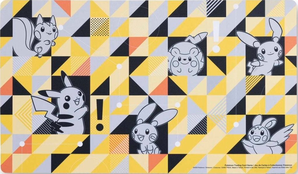 April 2023 Pokémon Center accessories — Pikachu Power Grid Playmat English Pokémon TCG product
