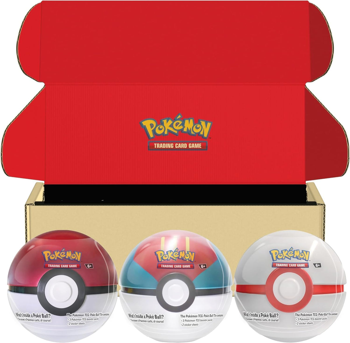 Poké Ball Tin Bundle - PokéBall, Lure Ball & Premier Ball — Pokémon TCG [EN] — FrostPeak Collectibles