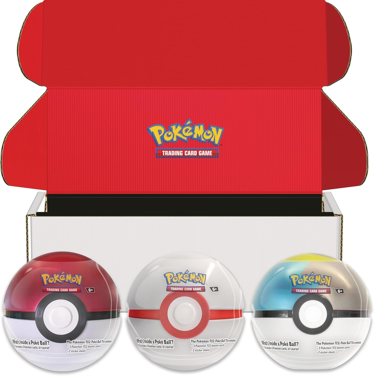 Poké Ball Tin Bundle – PokéBall, Premier Ball & Moon Ball English Pokémon TCG product