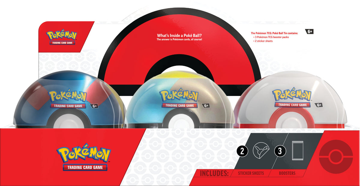 Poké Ball Tins Series 10 — Tin display — Pokémon TCG [EN] — FrostPeak Collectibles