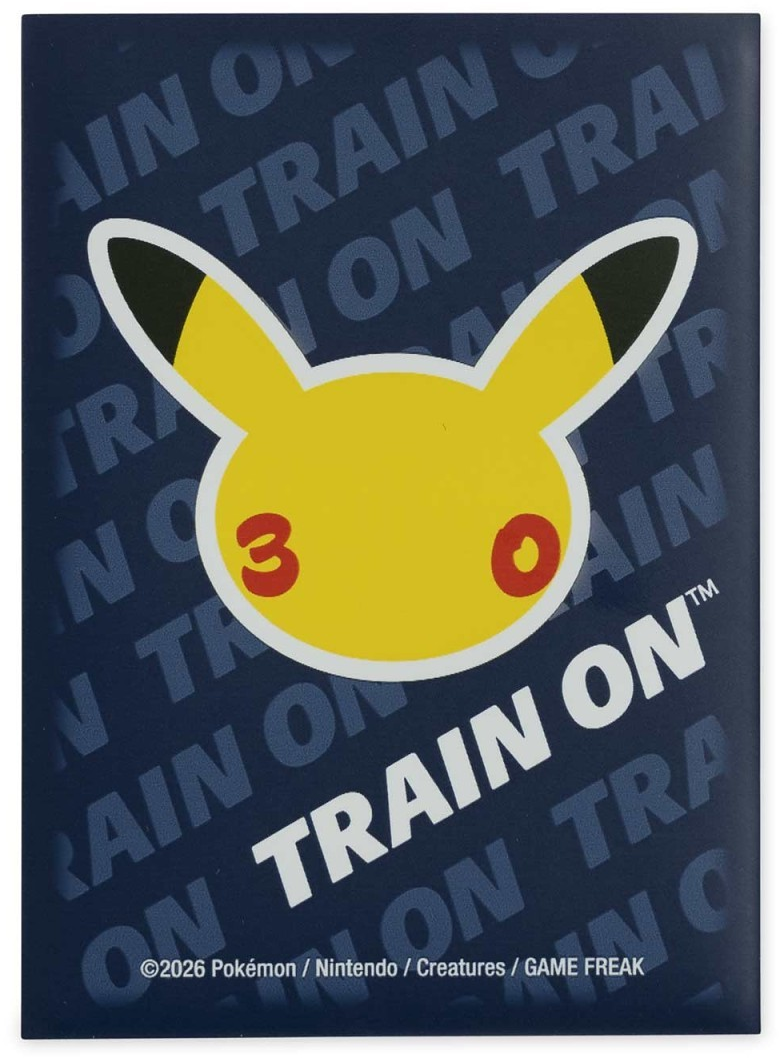 Pokémon 30th Celebration merchandise — Pokémon 30th Celebration Card Sleeves English Pokémon TCG product