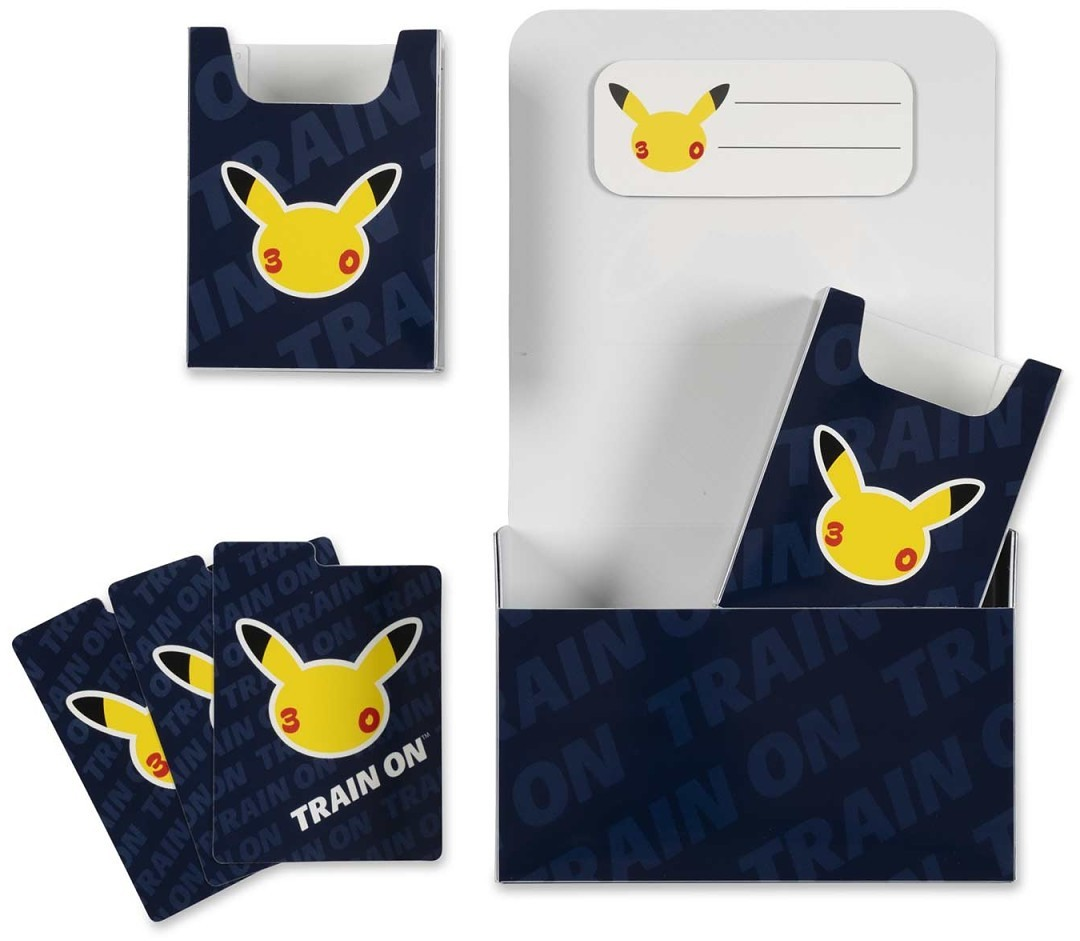 Pokémon 30th Celebration merchandise — Double Deck Box interior English Pokémon TCG product