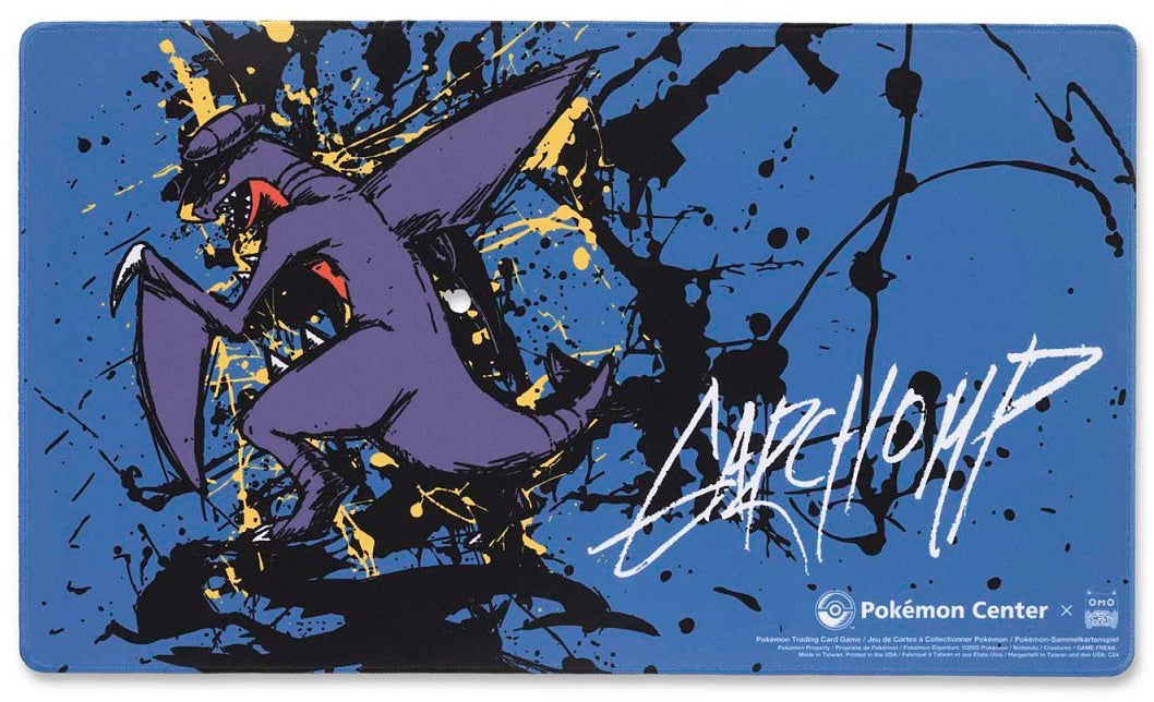 Pokémon Center × OMOCAT accessories — Garchomp Playmat English Pokémon TCG product