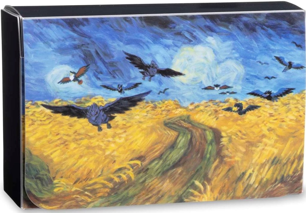 Pokémon Center × Van Gogh Museum accessories — Corviknight deck box English Pokémon TCG product