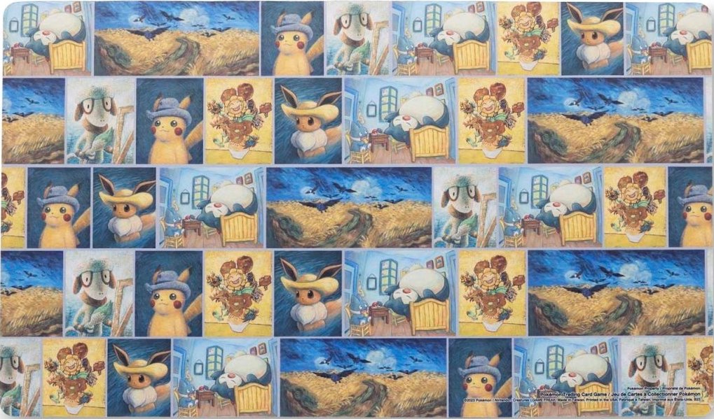 Pokémon Center × Van Gogh Museum accessories — Collective art playmat English Pokémon TCG product